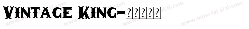 Vintage King字体转换